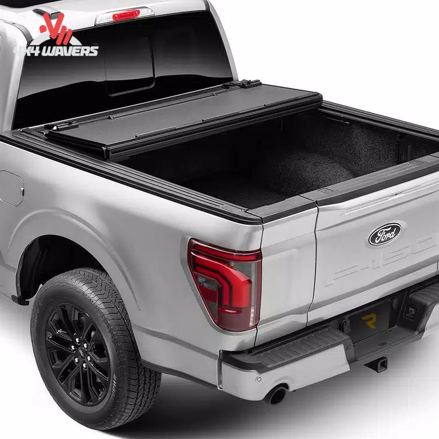 Cubierta rígida plegable BAKFlip MX4 instalada en Jeep Gladiator JT 2020-2026, que ofrece una protección duradera y segura para la caja de la camioneta.
