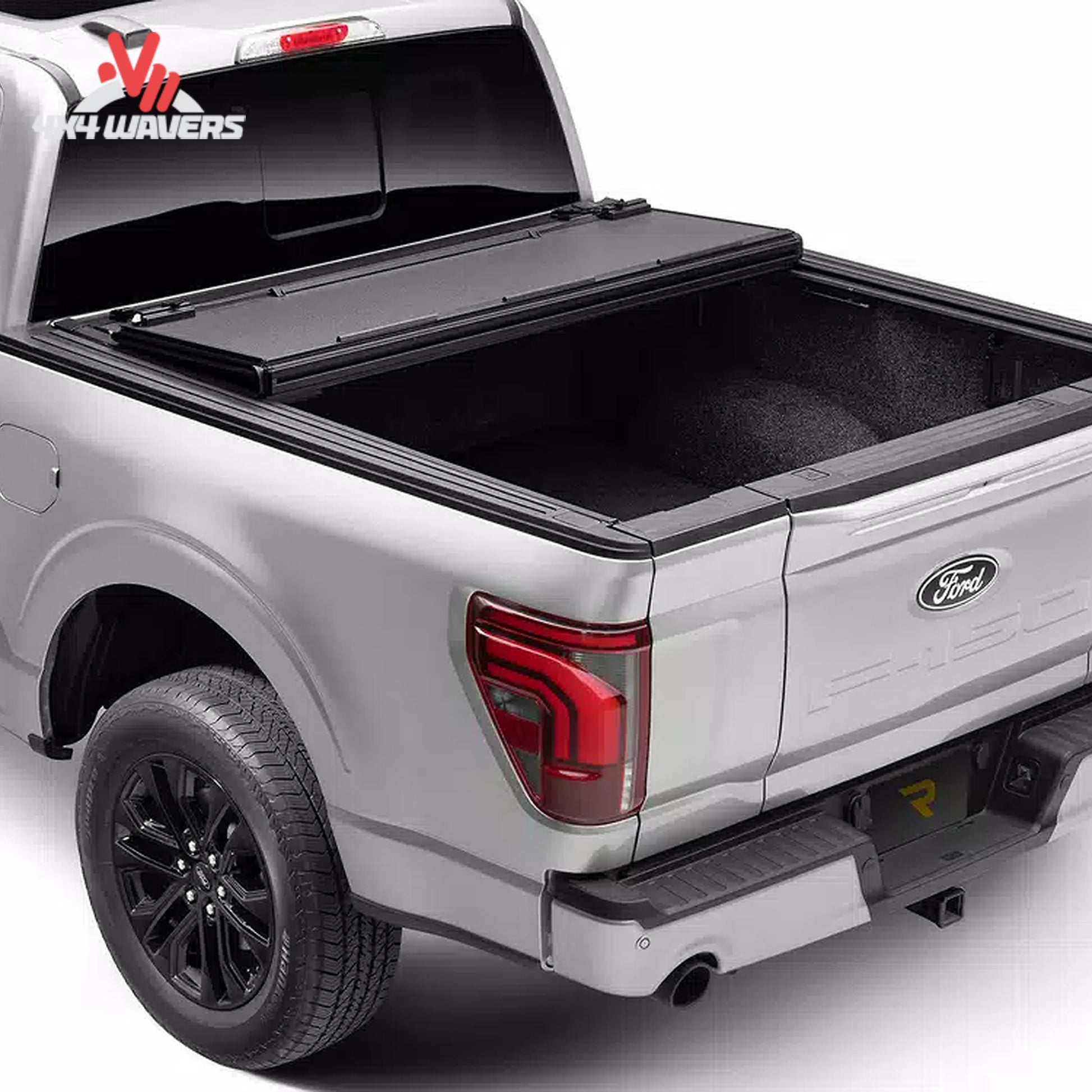 Cubierta rígida plegable BAKFlip MX4 instalada en Jeep Gladiator JT 2020-2026, que ofrece una protección duradera y segura para la caja de la camioneta.