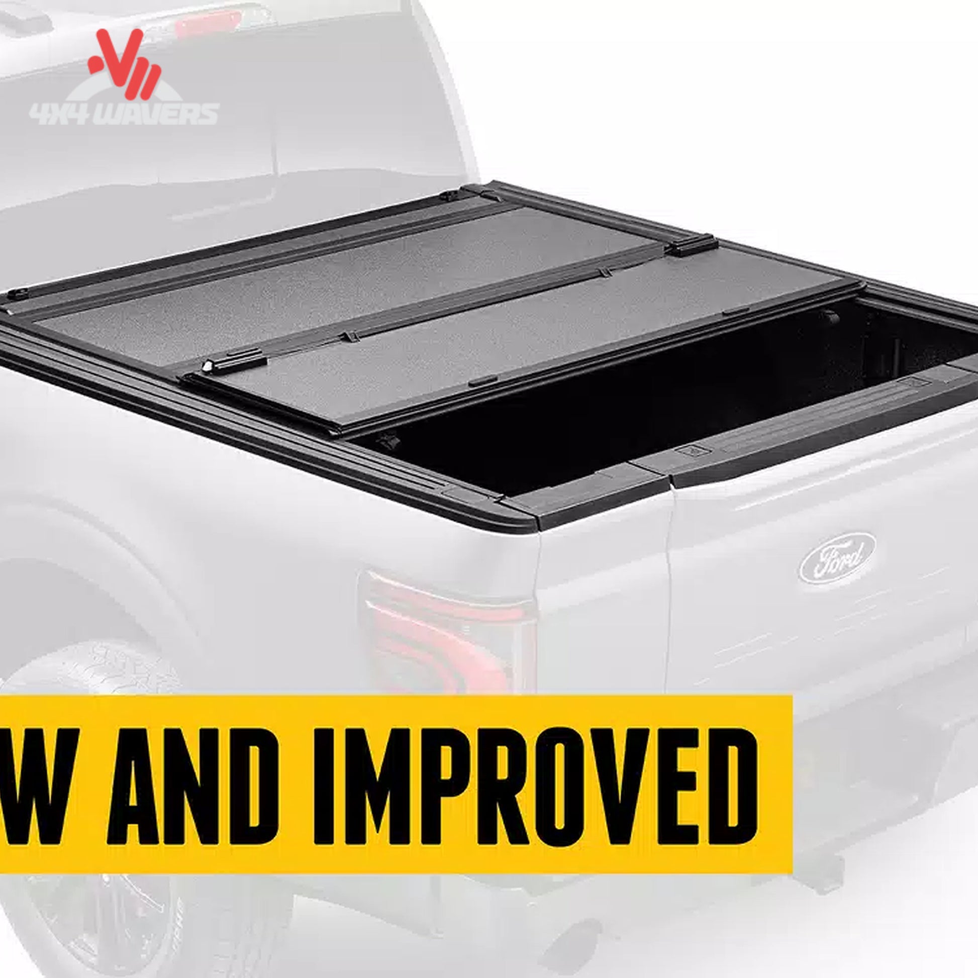 RealTruck BAK MX4 cubierta rígida plegable para caja instalada en Jeep Gladiator JT 2020-2026, mostrando su diseño elegante y duradero.