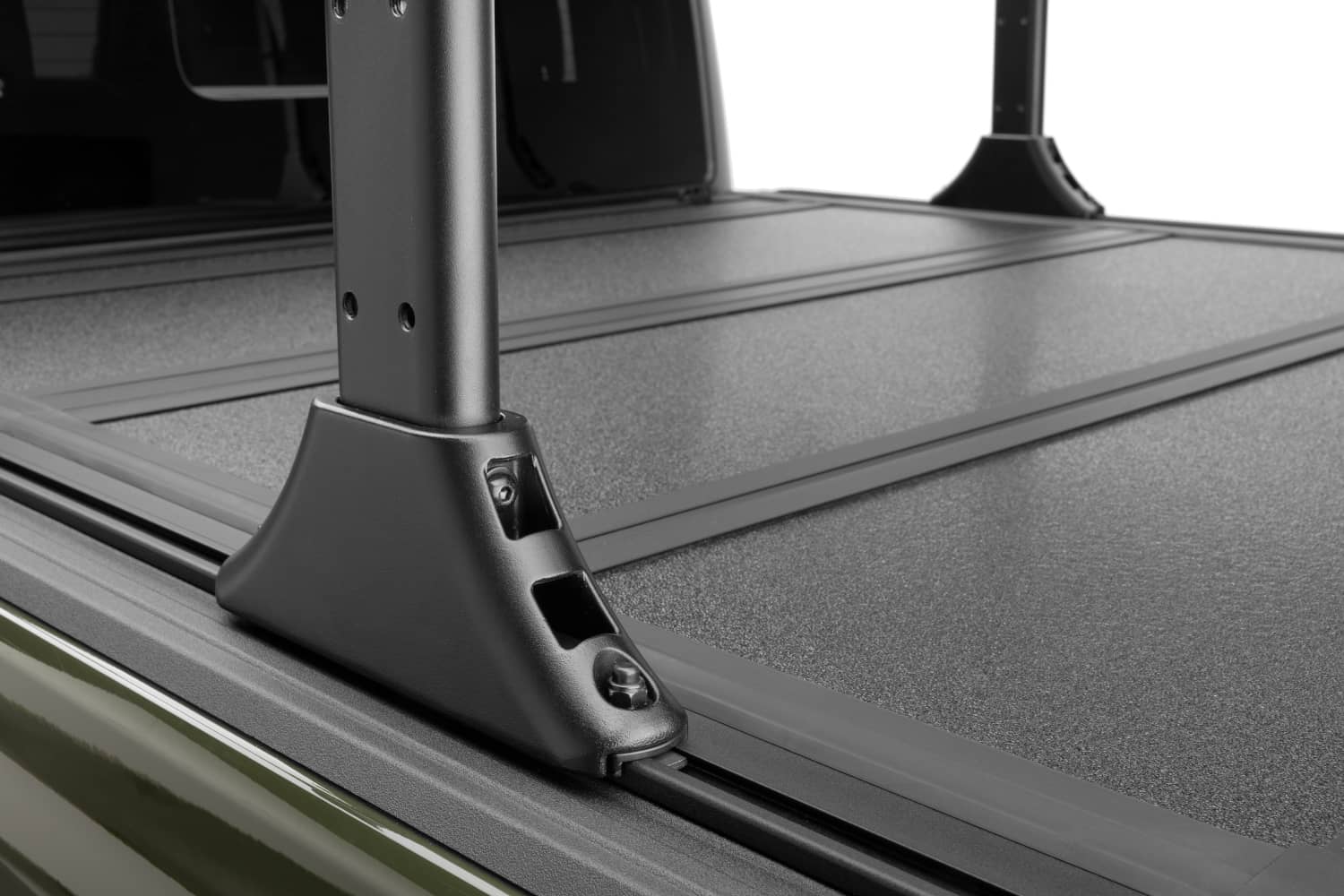 BAKFlip MX4 TS hard folding tonneau cover with aluminum panels for Jeep Gladiator 5ft bed, heavy-duty design and T-slot rails.