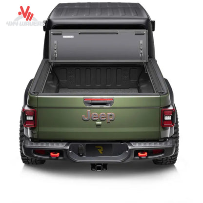 alt
Cubierta rígida plegable tipo tonneau BAKFlip MX4 TS en una Jeep Gladiator JT 2020-2026, mostrando acceso total a la caja y un diseño duradero