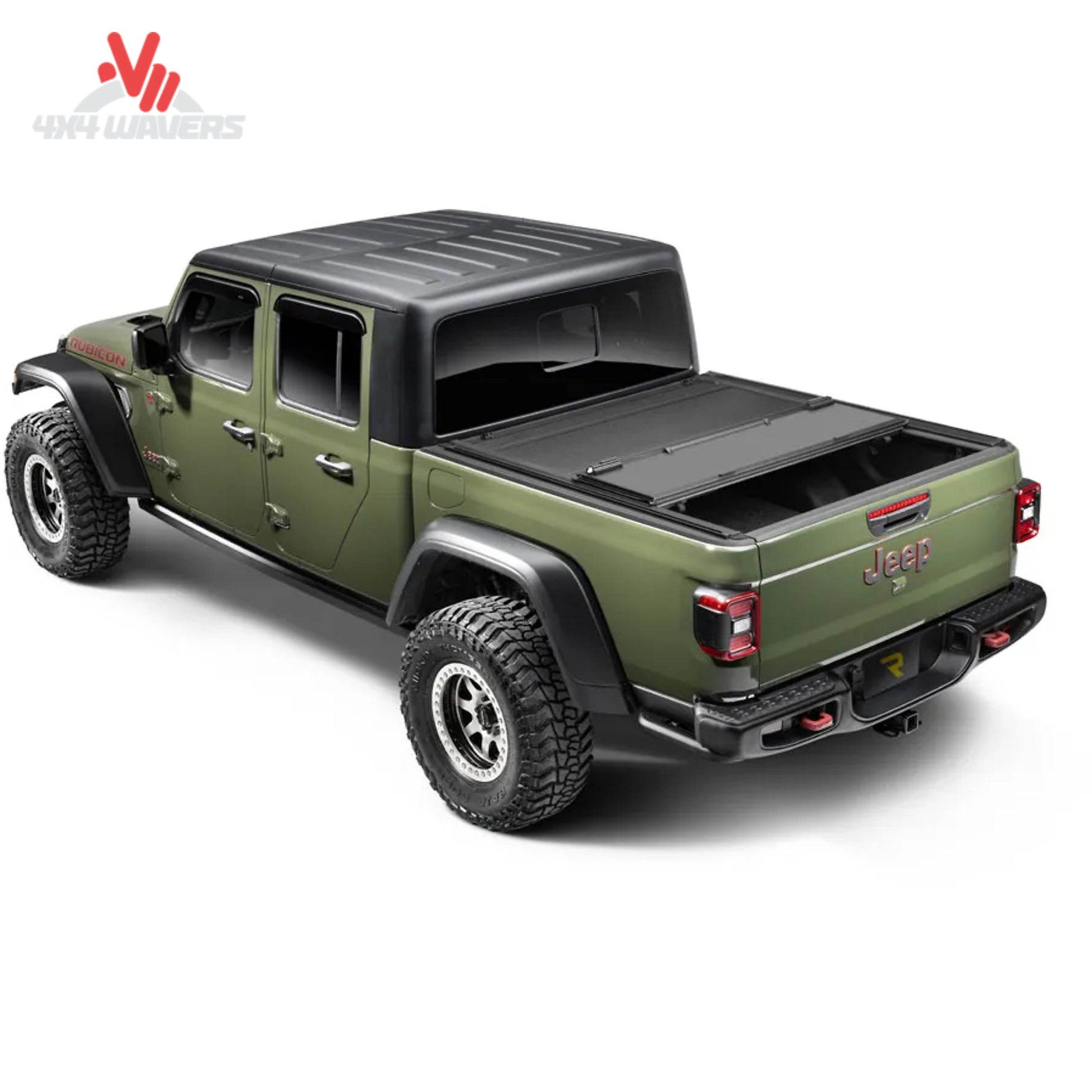 alt
Cobertor rígido plegable BAKFlip MX4 TS instalado en Jeep Gladiator JT 2020-2026, mostrando su elegante diseño negro y paneles plegables.