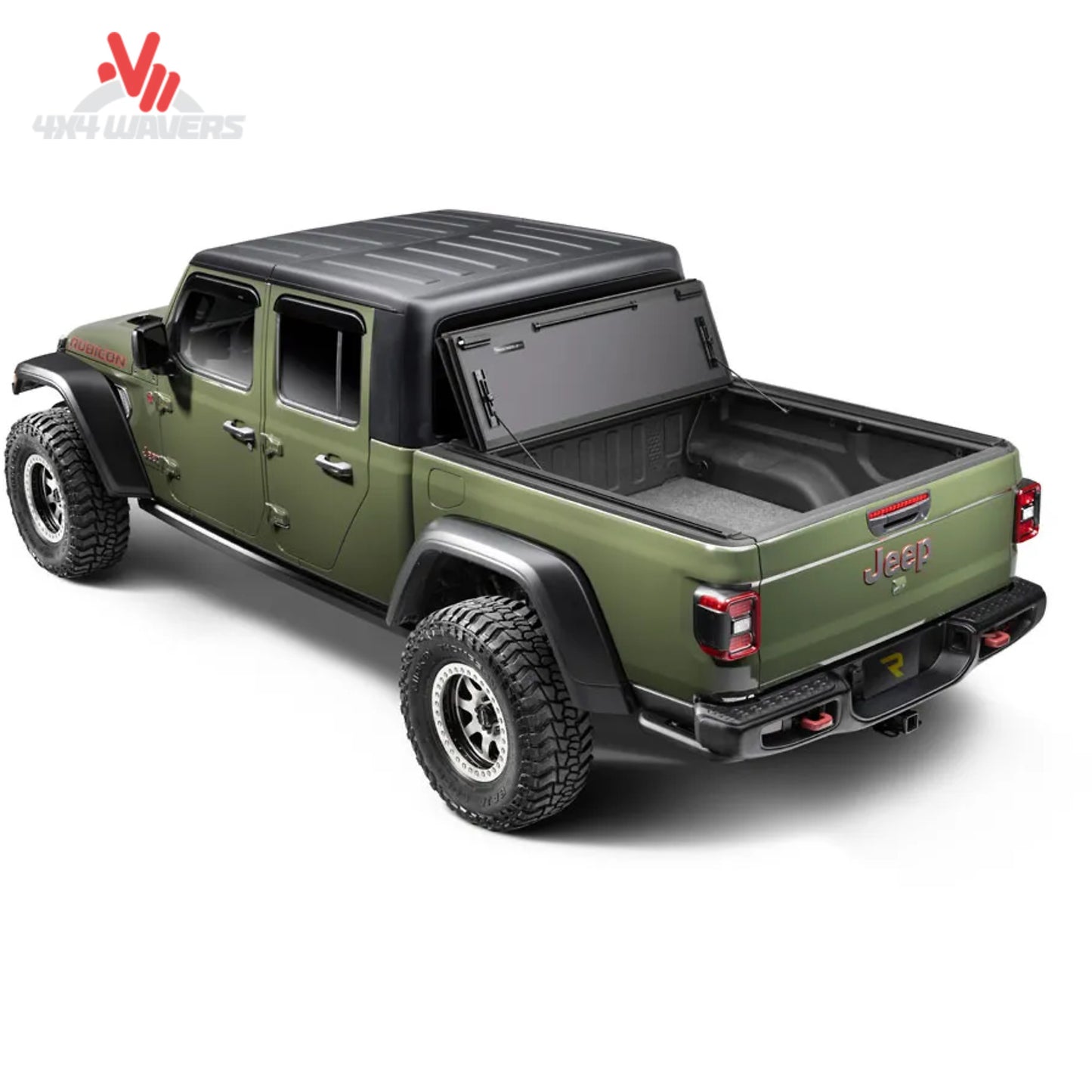 alt
Cubierta rígida plegable BAKFlip MX4 TS instalada en una Jeep Gladiator JT 2020-2026, mostrando su diseño elegante y duradero.