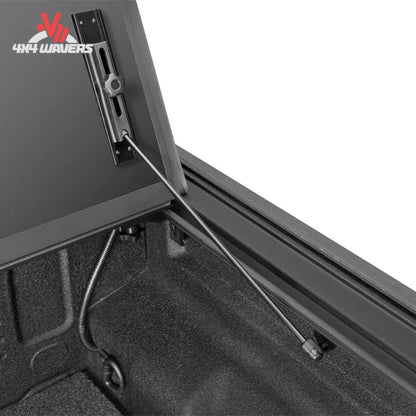 alt
Cubierta rígida plegable BakFlip MX4 TS con rieles con ranura en T en una Jeep Gladiator JT 2020-2026, mostrando su diseño robusto y ajuste seguro.