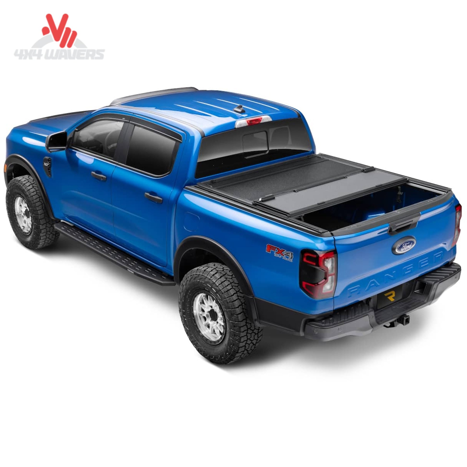 BAKFlip MX4 TS hard folding tonneau cover with T-slot rails 449327TS for Ford F150 6.5ft bed