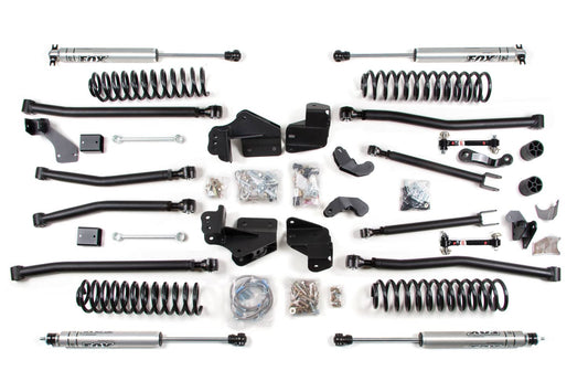 BDS Suspension 4.5-inch long arm lift kit with NX2 shocks for 2007-2018 Jeep Wrangler JK Unlimited 4-door, fits 37-inch tires