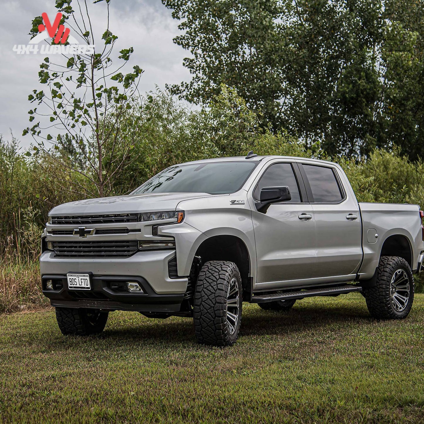 Installed BDS 4 inch coilover lift kit on 2019-2024 Chevy Silverado 1500 4WD SKU BDS1800FPE