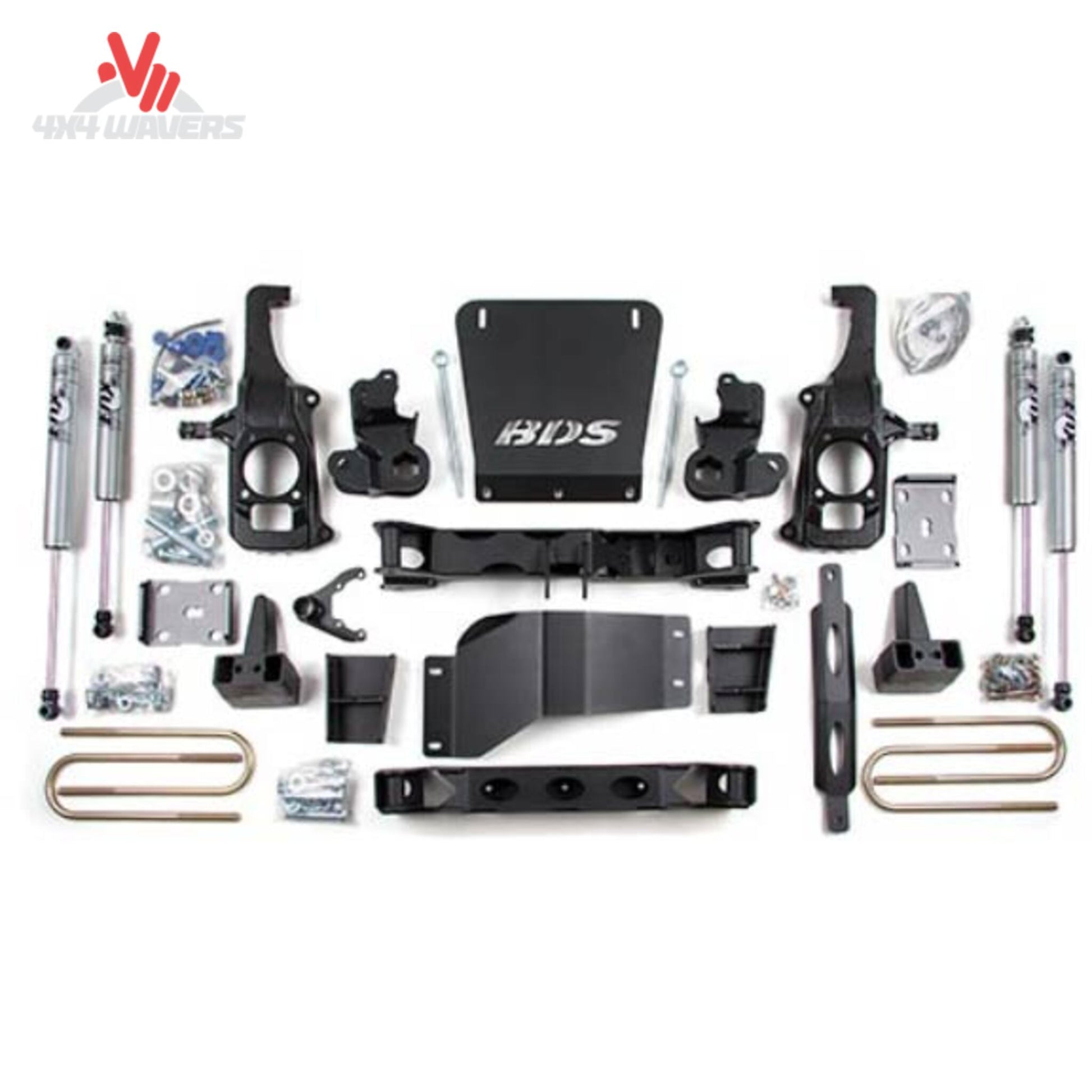 Complete BDS 6 inch lift kit including crossmembers knuckles and rear block add a leaf kit SKU BDS176H
