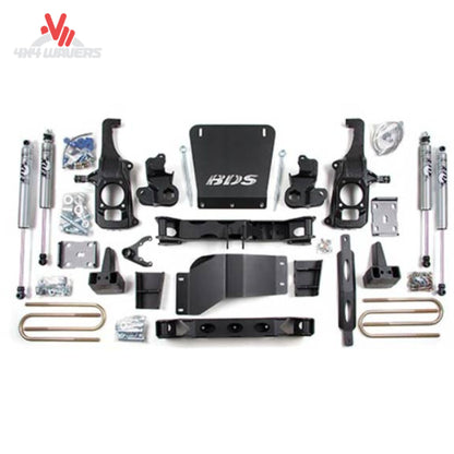 Complete BDS 6 inch lift kit including crossmembers knuckles and rear block add a leaf kit SKU BDS176H