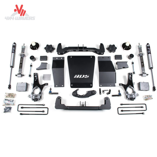 Complete BDS 6 inch suspension lift kit with full struts and crossmembers SKU BDS710F