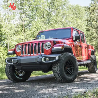 BDS kit de nivelación de 2 pulgadas con amortiguadores Nitro instalado en una Jeep Gladiator JT 2020-2025 para mejorar la postura y el rendimiento todoterreno.