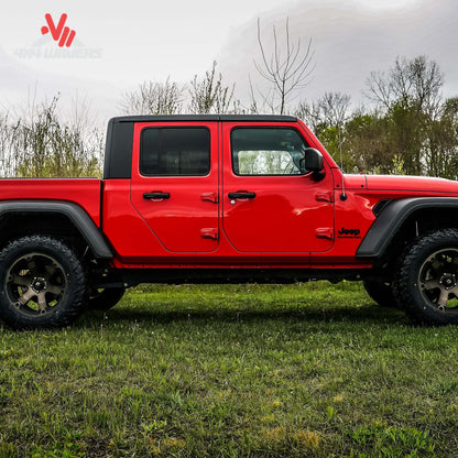 alt
Kit de elevación BDS de 3 pulgadas con amortiguadores NX2 Nitro instalado en un Jeep Gladiator JT 2020-2025 para mejorar el rendimiento todoterreno.