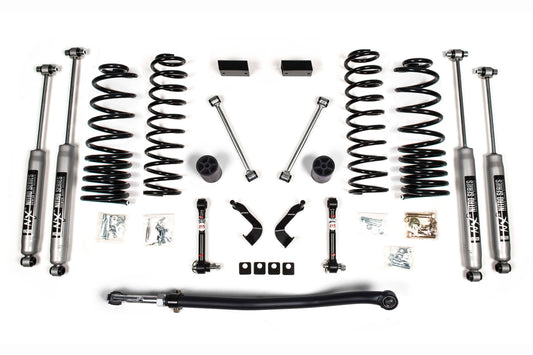 BDS 3-inch lift kit with NX2 Nitro shocks and ProRide springs installed on Jeep Gladiator JT with 35-inch tires.