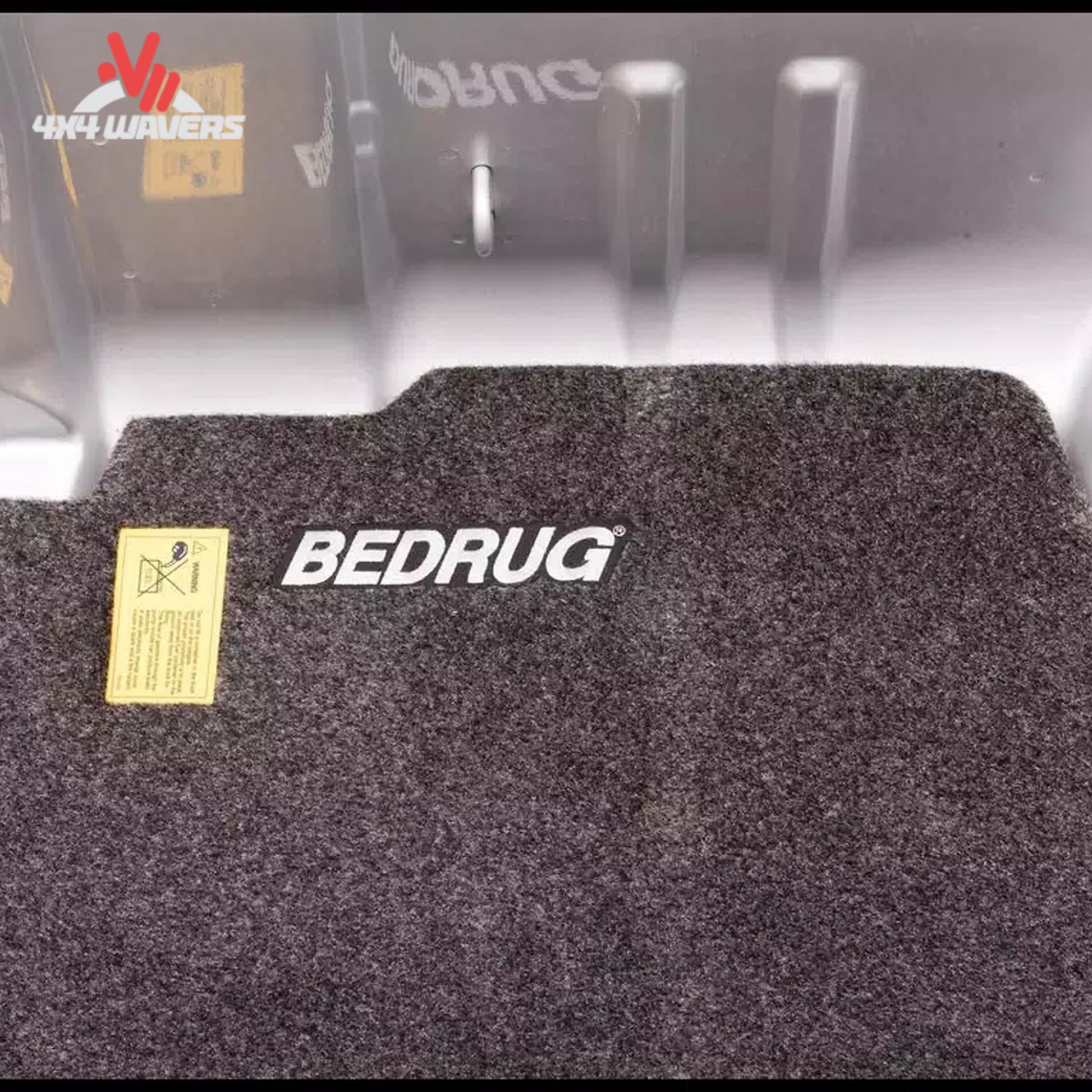 BedRug Ford F150 6.5ft bed mat, durable non-liner spray-in truck bed protector for 15-26 models, shown in the image.