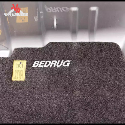 BedRug Ford F150 6.5ft bed mat, durable non-liner spray-in truck bed protector for 15-26 models, shown in the image.