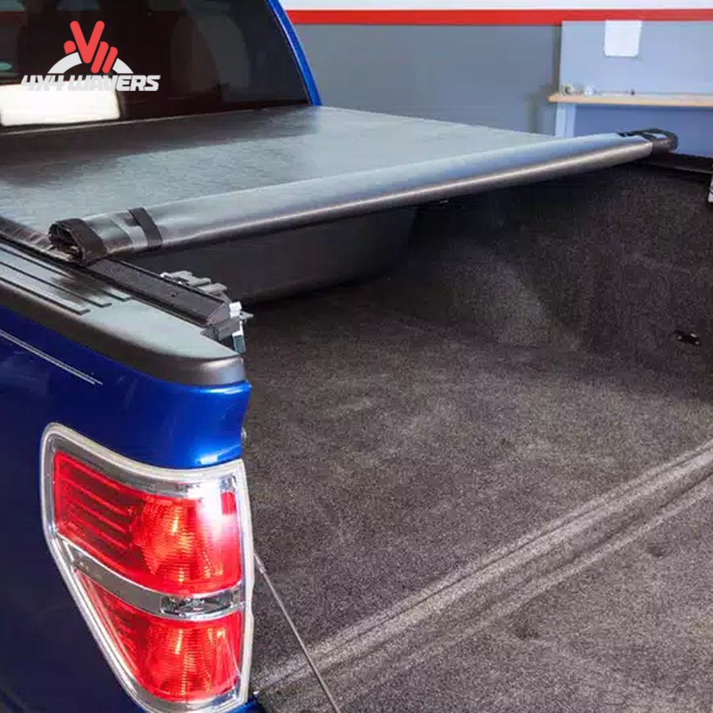 BedRug Classic Full Bed Liner for 15-26 Ford F150 6.5ft truck bed, durable black bed mat and liner in vehicle bed.