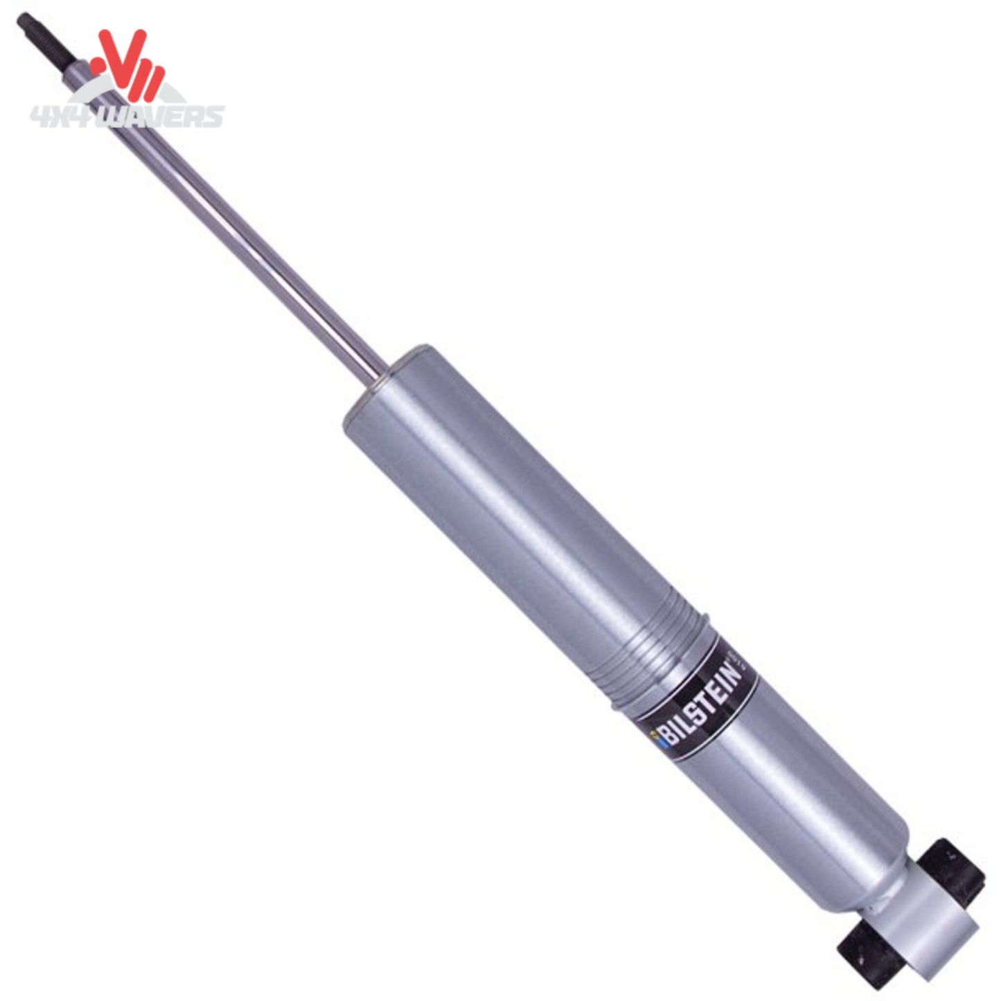 Close-up of Bilstein rear monotube shock featuring digressive piston technology for Bronco suspension