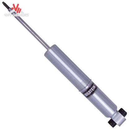 Close-up of Bilstein rear monotube shock featuring digressive piston technology for Bronco suspension