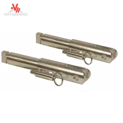 Twist lock removable tab mechanism for clean un-towed appearance on BX1731 SKU BX1731