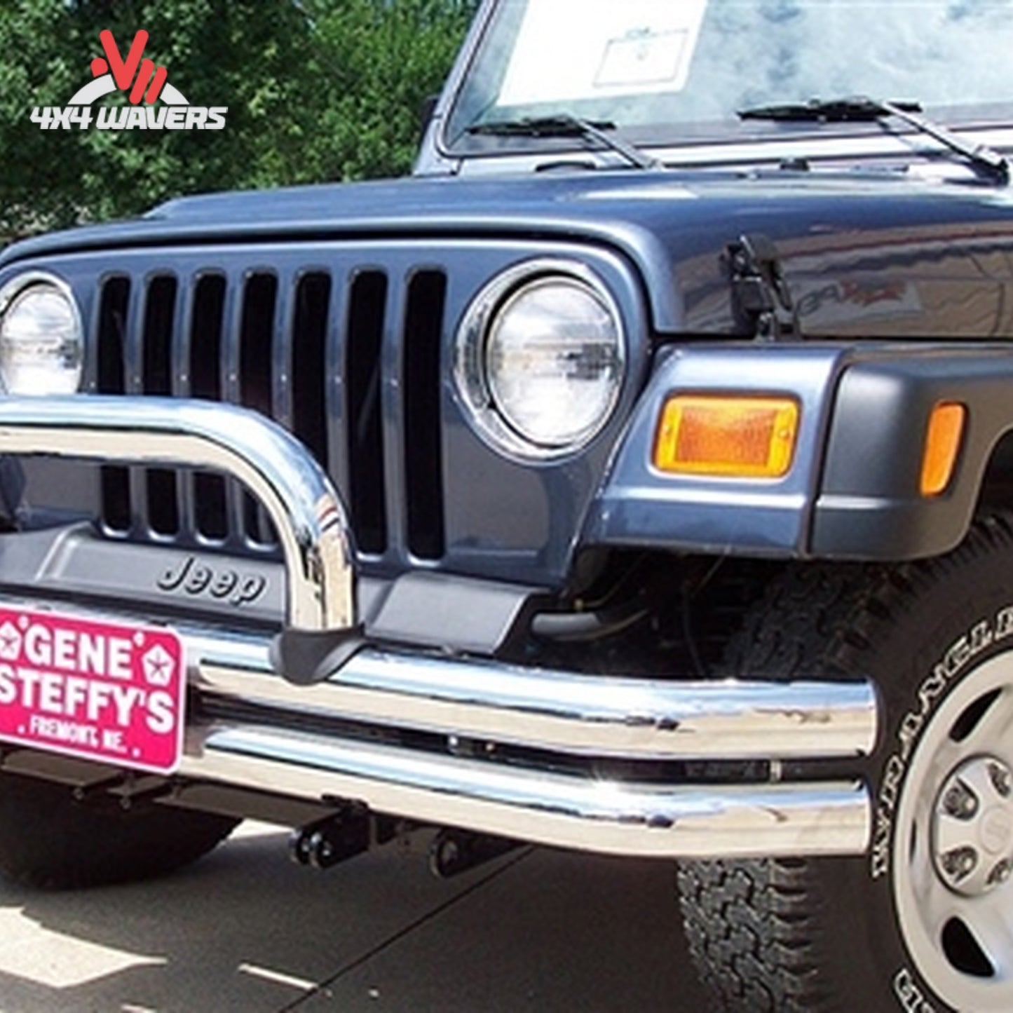 Placa base de remolque Blue Ox BX1120 para Jeep Wrangler TJ, instalada para remolque en plano, compatible con modelos 1997-2006, parte del sistema Hidden Flat Tow.