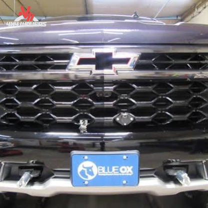 Blue Ox custom tow bar baseplate 22-26 Chevrolet Silverado 1500 ZR2 SKU BX1757