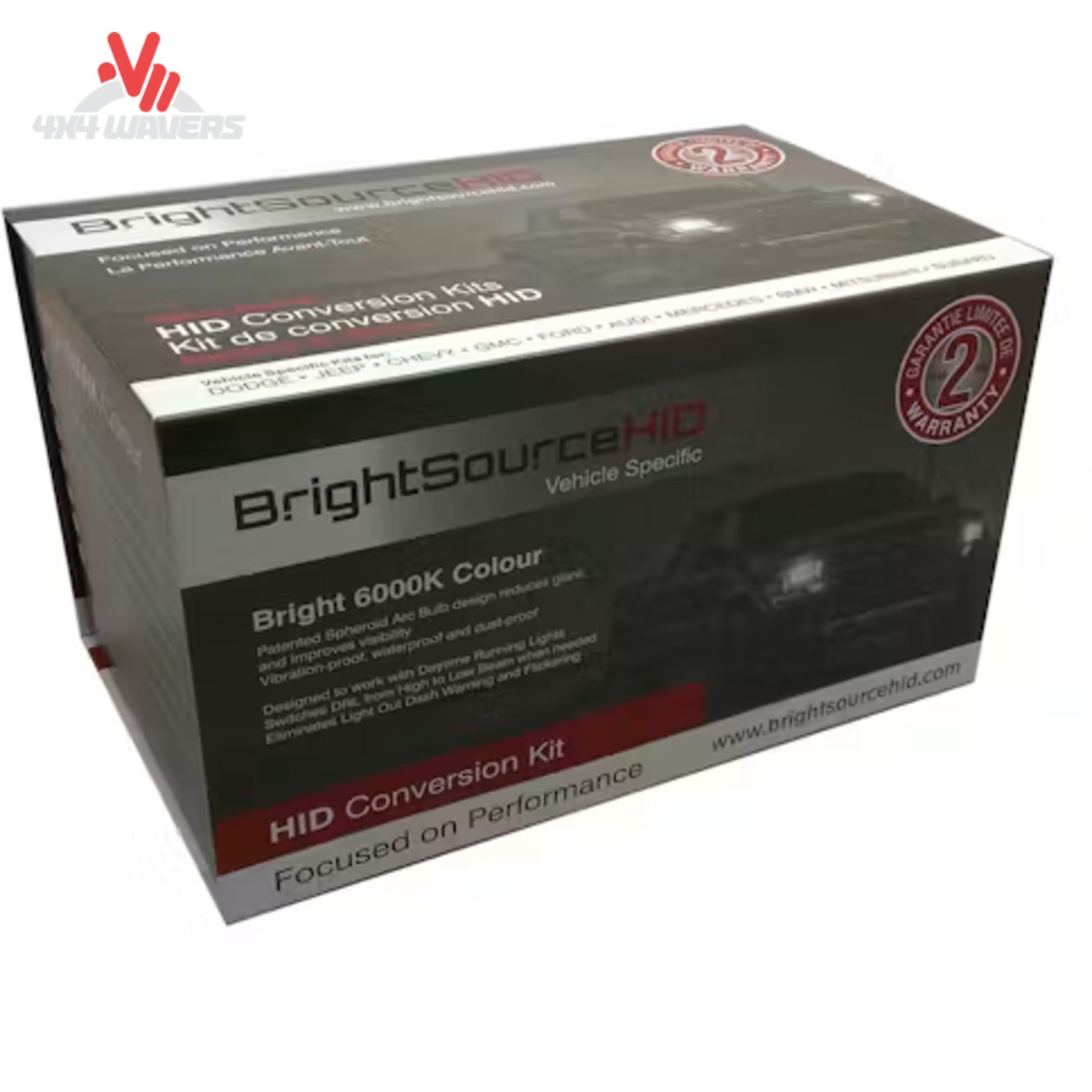 BrightSource 344064 H13 HID conversion kit for Jeep Wrangler and Ram trucks