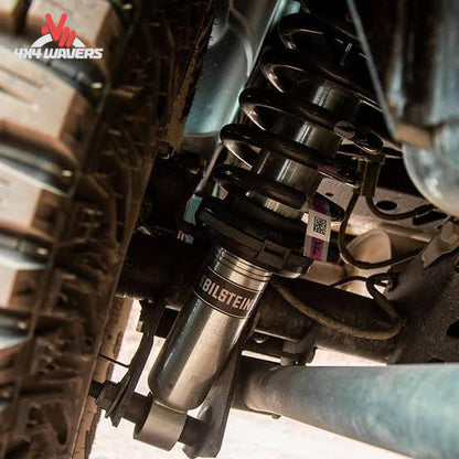Bilstein B8 6112 rear suspension installed on Ford Bronco; Ford Bronco upgraded with Bilstein rear leveling suspension system for enhanced ride height