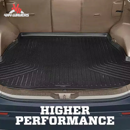 Husky cargo liner installed in Ford Bronco cargo area