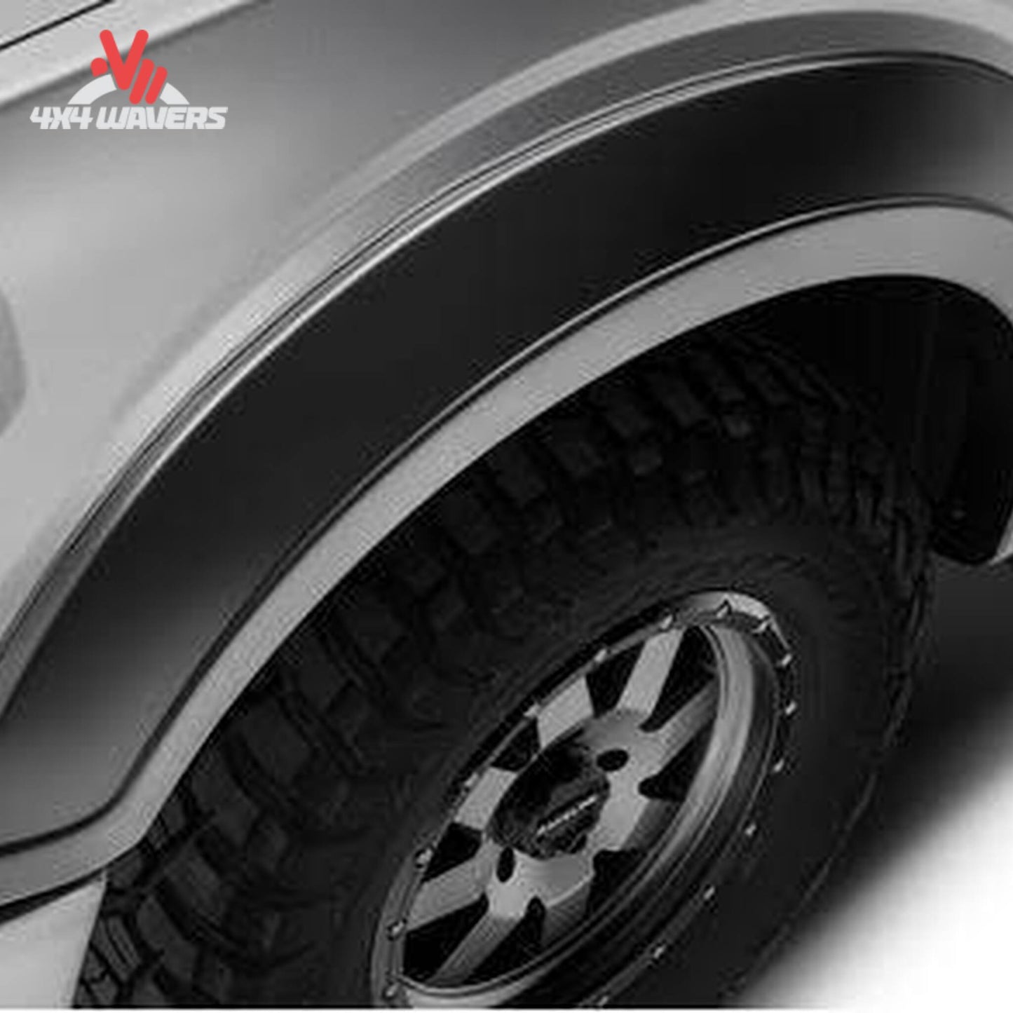 Husky Liners Bushwacker Extend-A-Fender Flares on a 2018-2020 Ford F150, showing durable textured ABS material and four-piece set