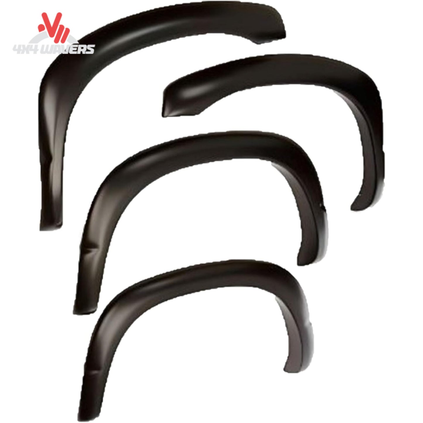 Bushwacker OE Style Fender Flares for Ford F150 2018-2020, durable Dura-Flex ABS material, four-piece set.