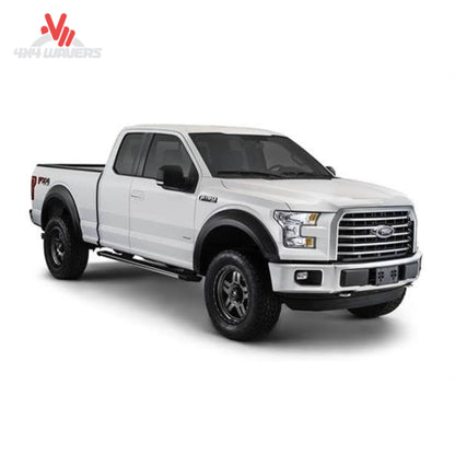 Husky Liners Bushwacker Extend-A-Fender Flares for 2018-2020 Ford F-150, four-piece set, durable off-road vehicle fender extensions
