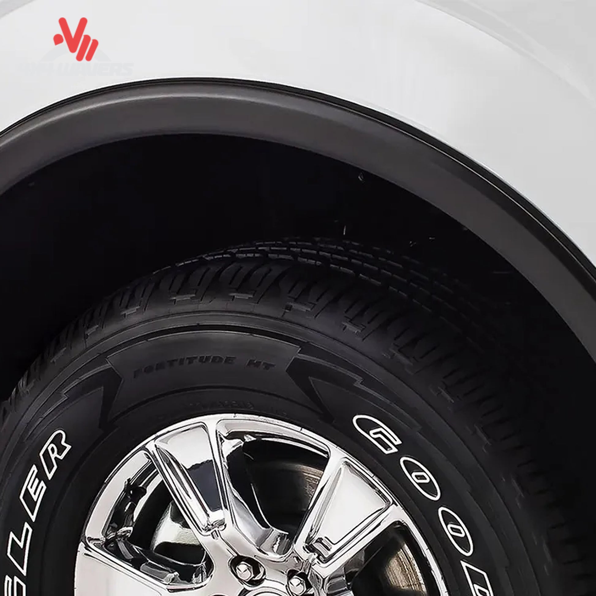 Bushwacker OE Style Fender Flares for 2018-2020 Ford F150, four-piece set showing flare profile and coverage.