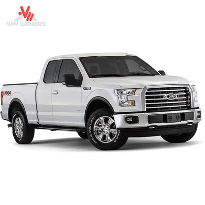 Bushwacker OE Style Fender Flares for 2018-2020 Ford F150, four-piece set with textured black finish visible.