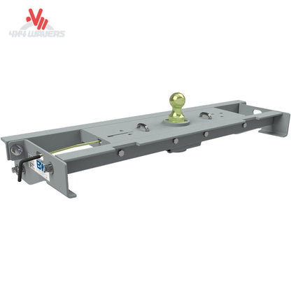 B&W Turnoverball Gooseneck Hitch installed on 2004-2014 Ford F150 frame SKU GNRK1104