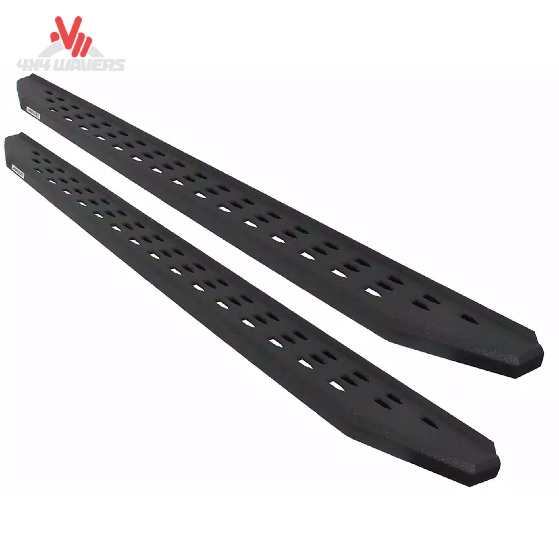 Cloud-Rider Stainless Step Liner for Ford F150 SuperCab, textured stainless steel vehicle side step for easy access.