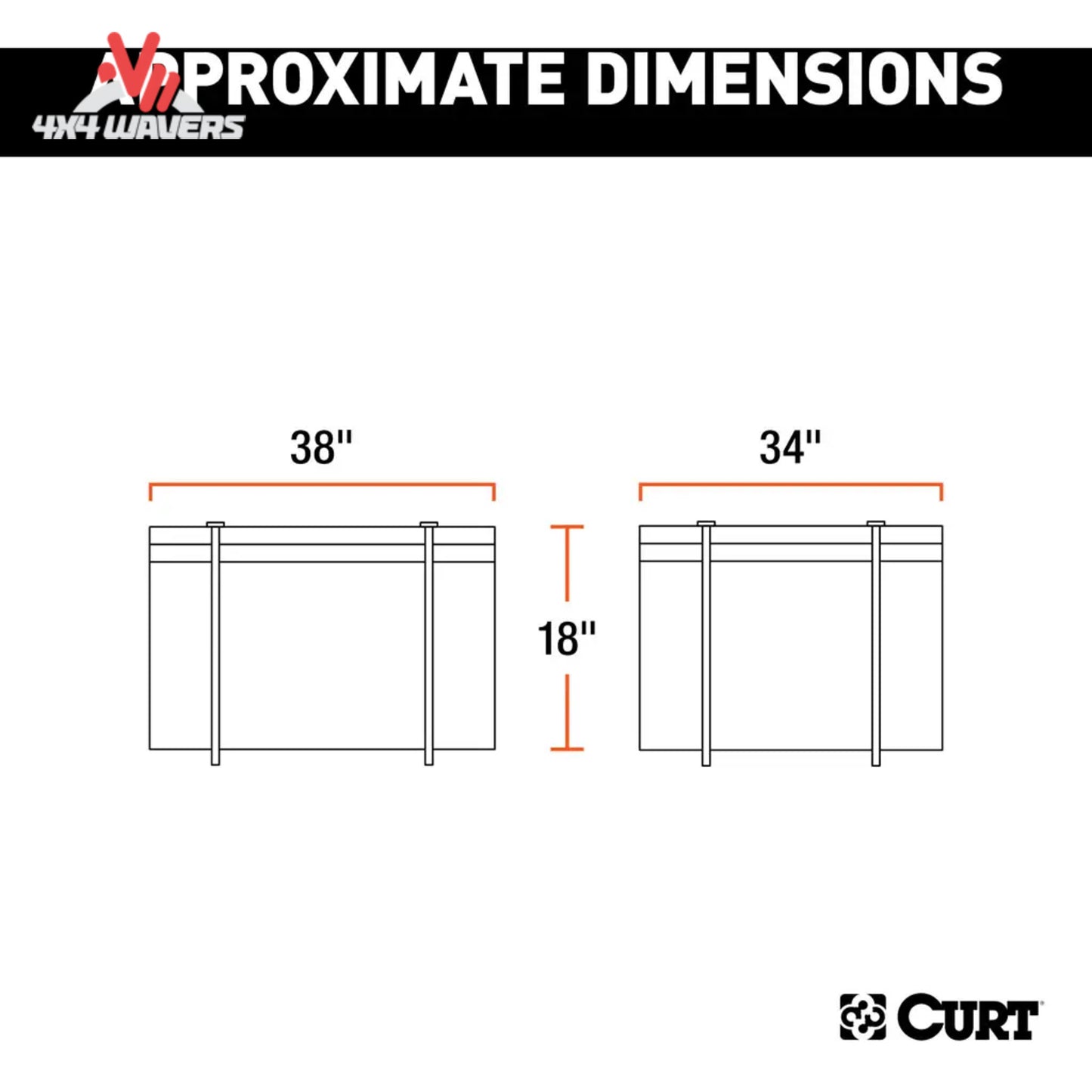 alt
Primer plano de la bolsa portaequipajes impermeable CURT para baca, hecha de vinilo resistente a los rayos UV, de 38x34x18 pulgadas para almacenamiento de carga en el techo.
