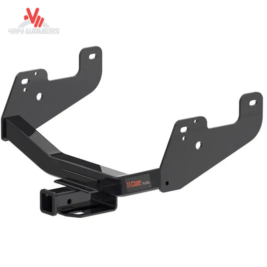 CURT Class 4 trailer hitch for 2-inch receivers on Ford F-150 trucks with factory receiver, sturdy steel construction.