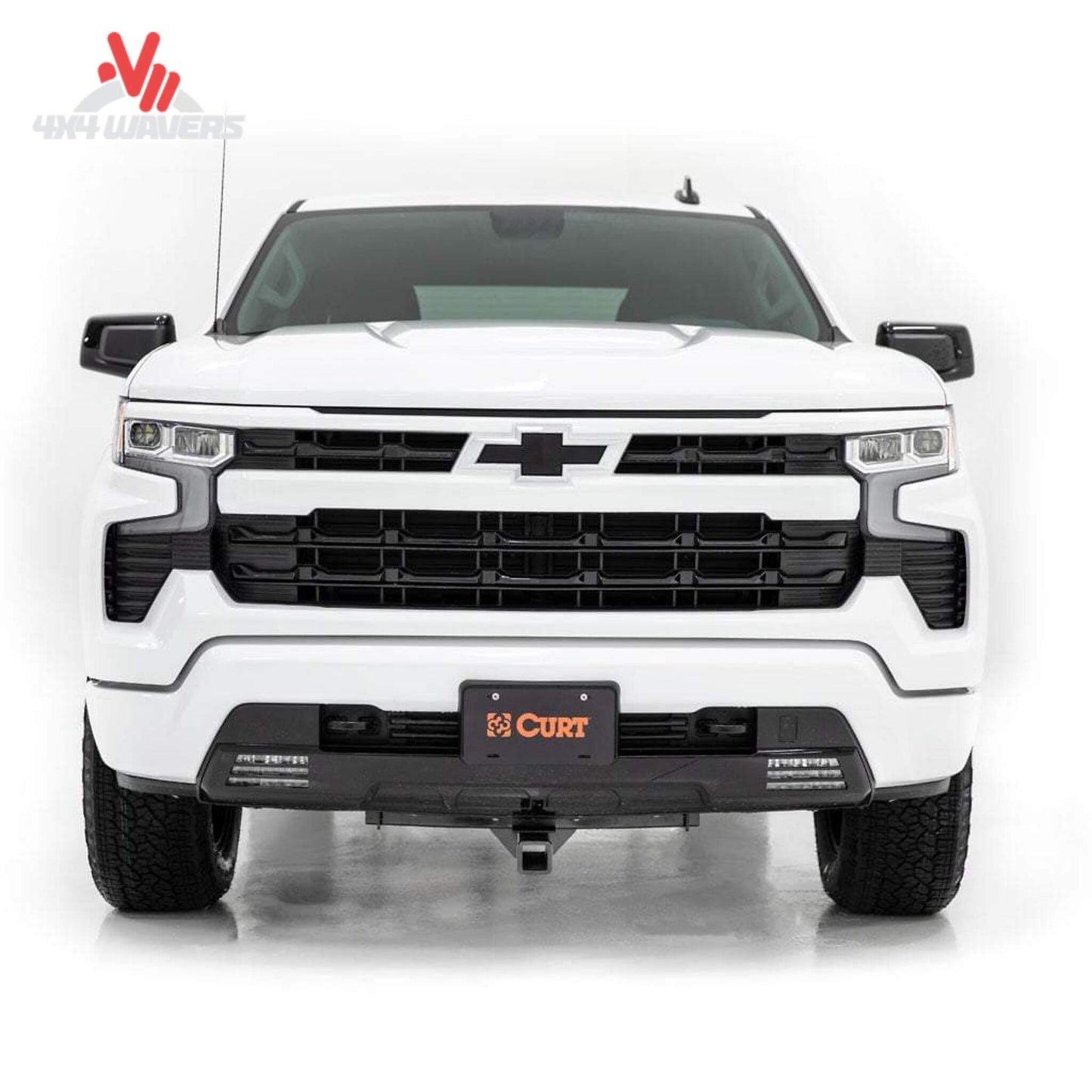 Installed CURT 31092 front receiver hitch on 2022-2026 Chevy Silverado bumper SKU 31092