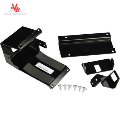 Custom Flow Tailgates Ford F150/Super Duty backup camera bracket with mounting hardware for tailgate installation.