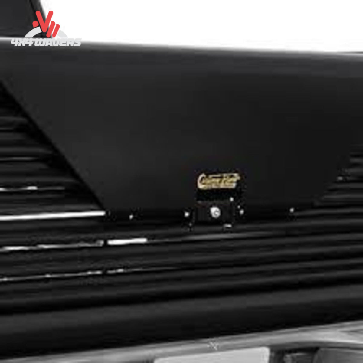 Custom Flow Elite louvered 5th wheel tailgate for 09-14 Ford F150, featuring V-notch design and durable construction.