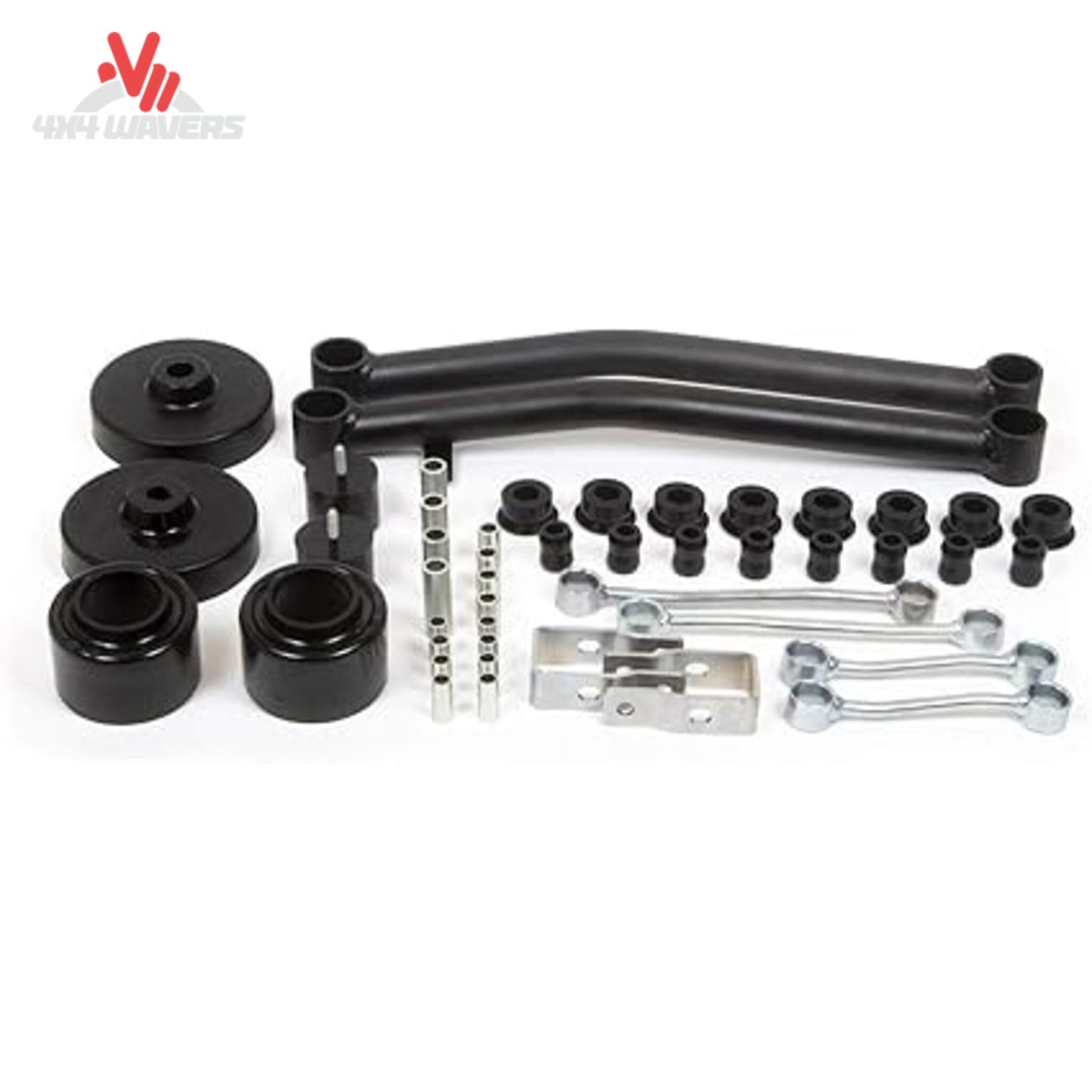 Brazos de control inferiores delanteros Daystar incluidos en el kit de elevación para Jeep Gladiator