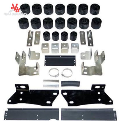 Heavy-duty reinforced nylon spacer blocks and Grade 5 mounting hardware SKU PA10292