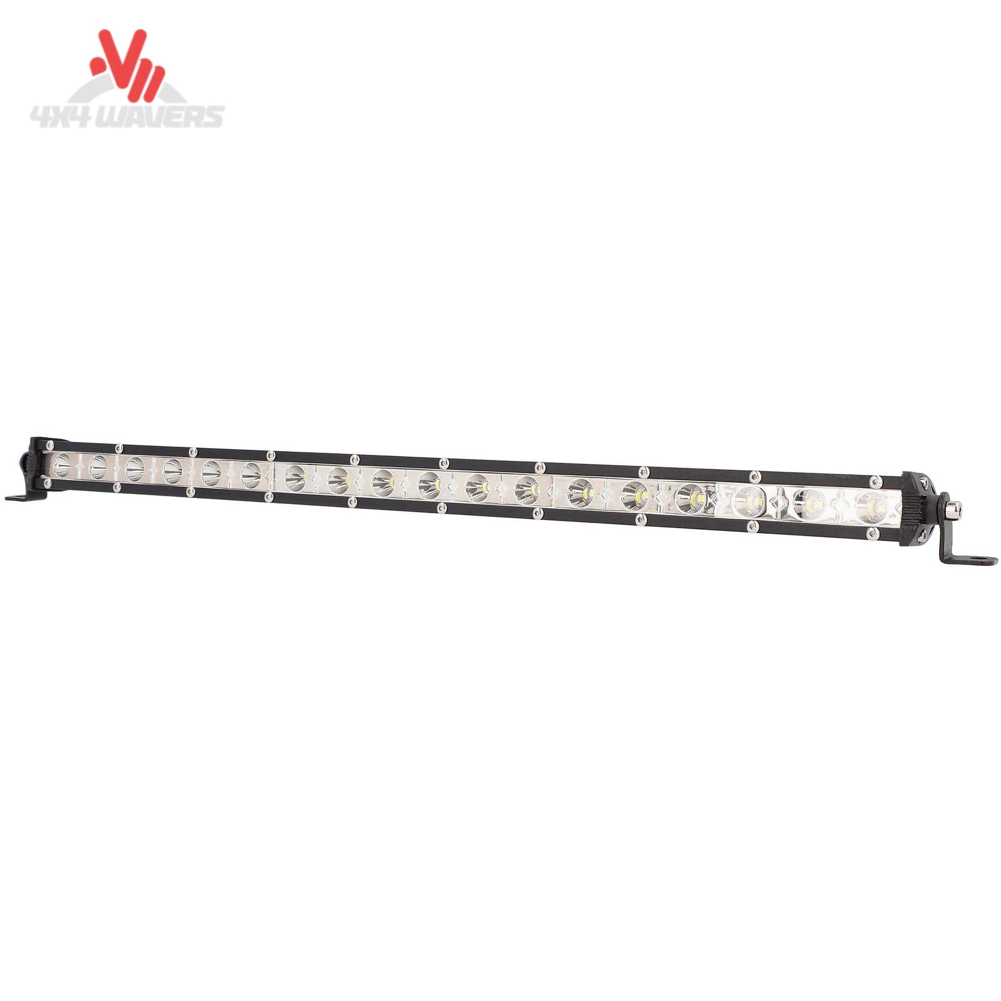 Daytona Lights Ultra Slim barra de luces LED de 19,5 pulgadas de Metra, diseñada para iluminación todoterreno y montada en un vehículo.