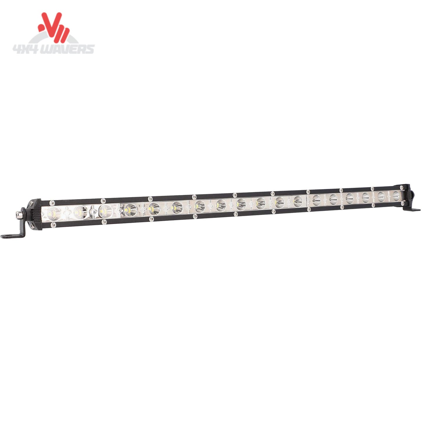 Daytona Lights Ultra Slim barra de luces LED de 19.5 pulgadas de Metra, vista frontal que muestra iluminación todoterreno elegante para vehículos todoterreno.