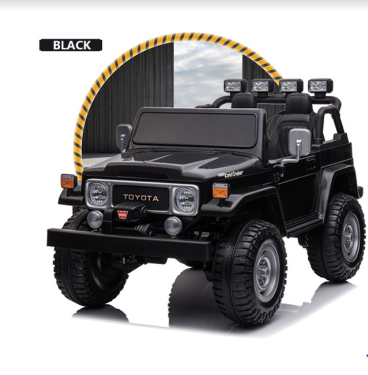 2026 24V Toyota FJ-40 2 Seater Kids Ride On Car with Remote Control DELUXE