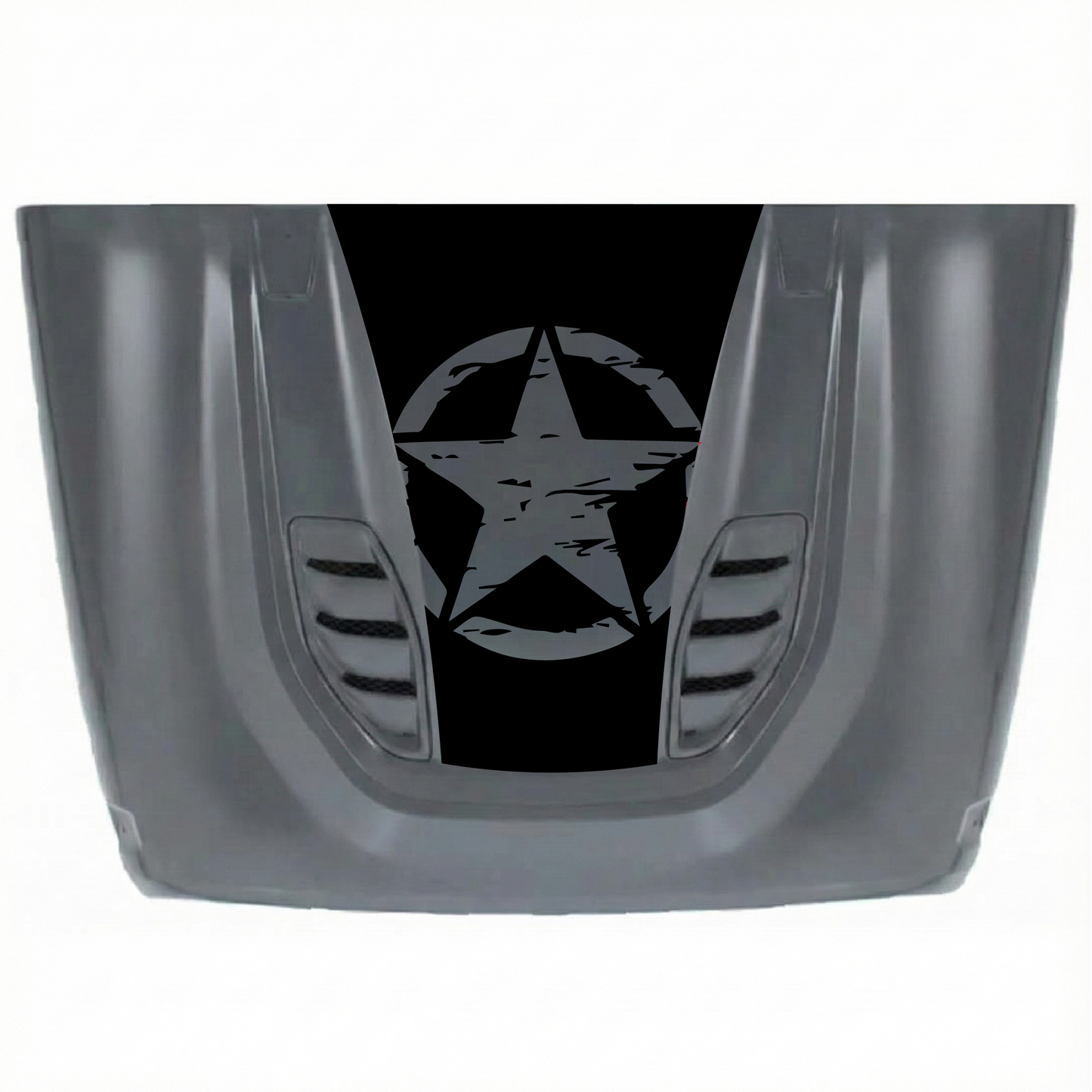 CarCode 10th Anniversary hood decal sticker for Jeep JK/JKU 2007-2018, made of premium vinyl with bold hood style design.