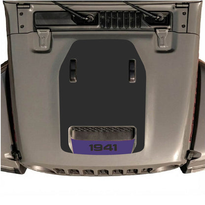 Hood Panel Decal/Sticker - Bottom 1941 Graphic Decal Graphic Kit - For Jeep JL JLU 392 2018 - Premium Vinyl