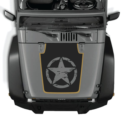 alt
Kit gráfico de calcomanías de capó con estrella completa para Jeep Wrangler JK JKU 2007-2018, hecho de vinilo premium por CarCode.