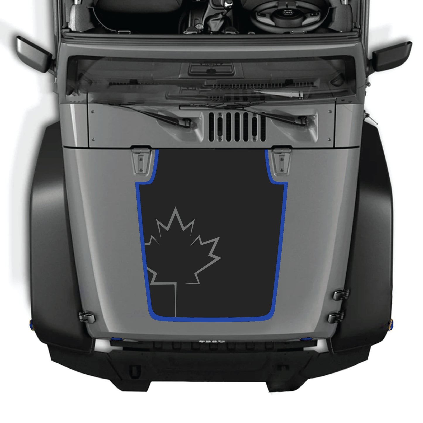 alt
Calcomanía de capó con hoja de Canadá para Jeep Wrangler JK JKU 2007-2018, hecha de vinilo premium, de CarCode.