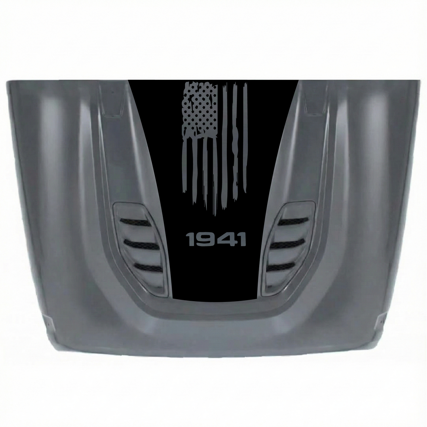 CarCode 10th Anniversary hood decal sticker for Jeep JK/JKU 2007-2018, made of premium vinyl with bold design.